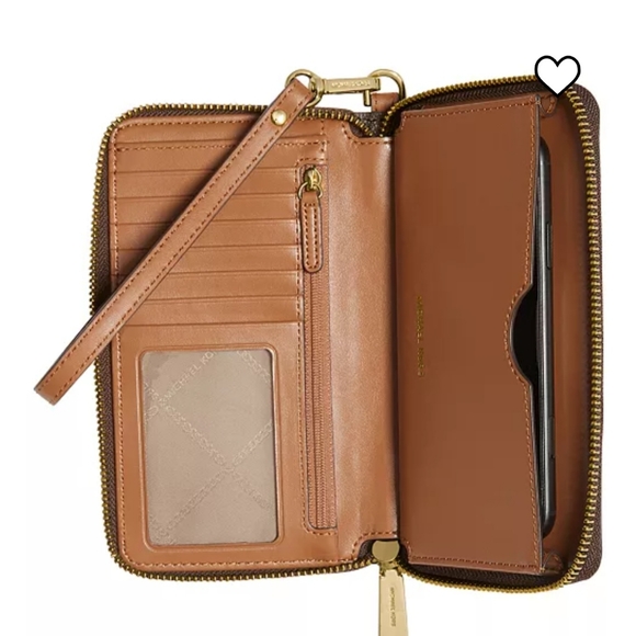 Signature Jet Set Flat Multifunction Phone Case/ wristlet - Picture 2 of 9